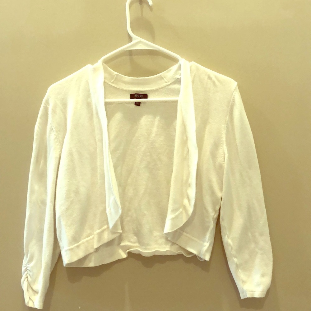 W hite dress cover up
